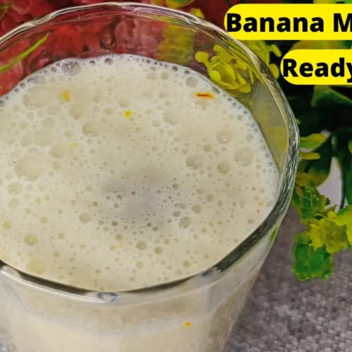 banana shake recipe with milk