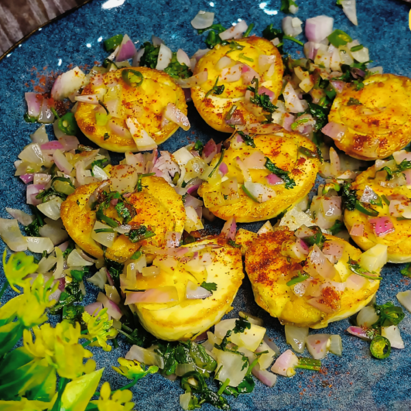 Boiled Egg Fry Recipe - Aayansh kitchen