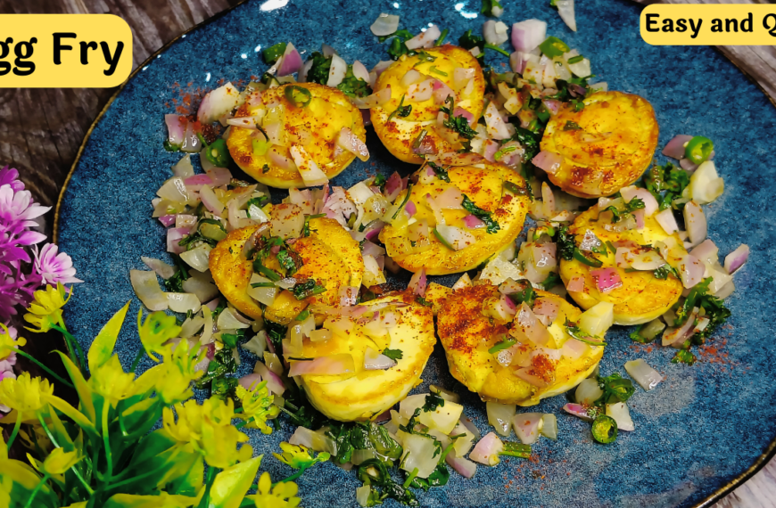 Boiled Egg Fry Recipe - Aayansh kitchen