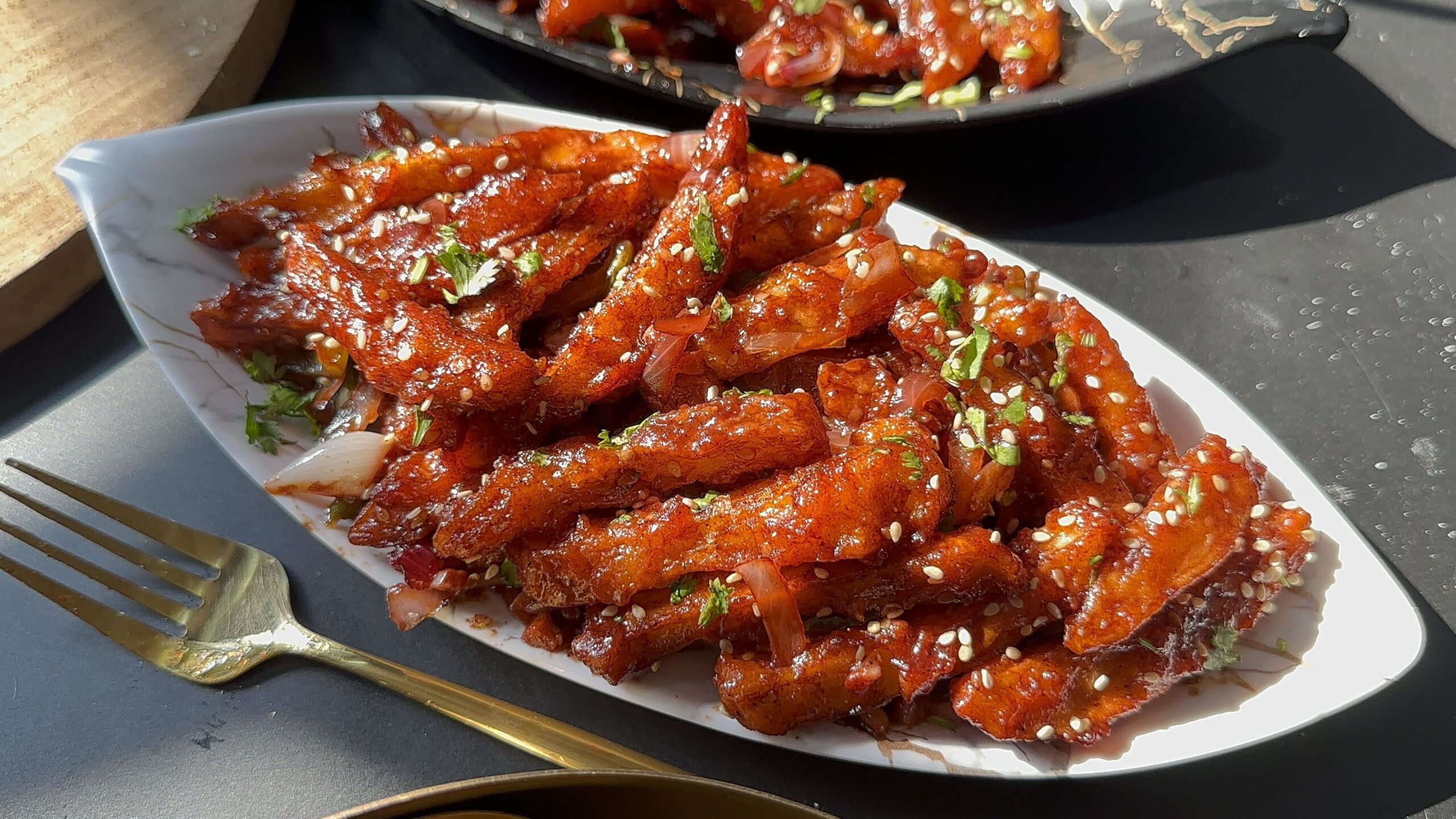 Crispy Chilli Potato Recipe | Aloo Chilli