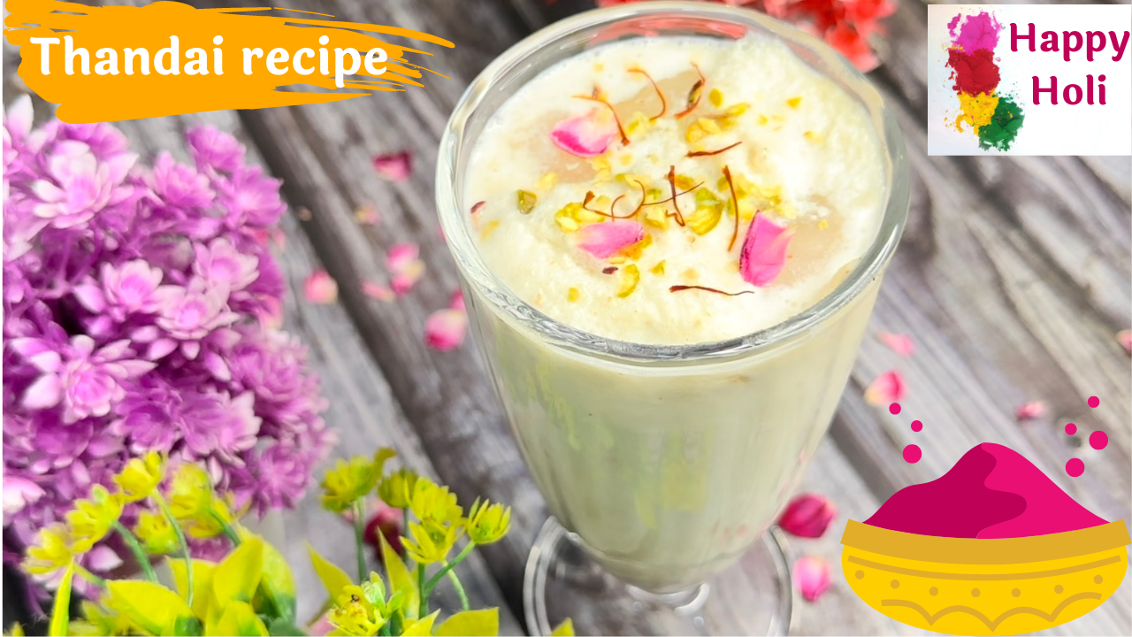Thandai Recipe Holi Special - Aayansh kitchen