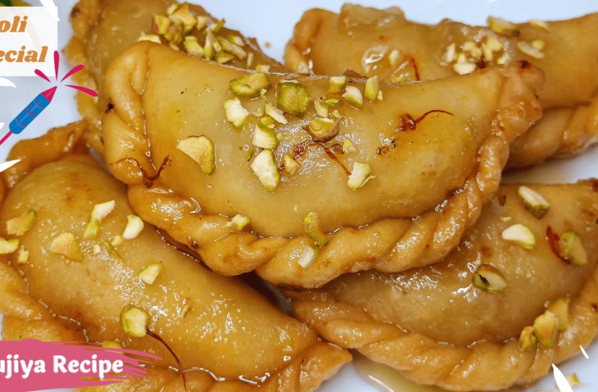 Gujiya Recipe- Aayansh kitchen