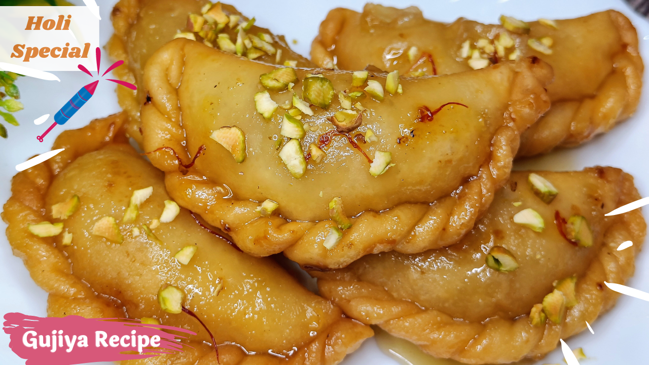 Gujiya Recipe- Aayansh kitchen