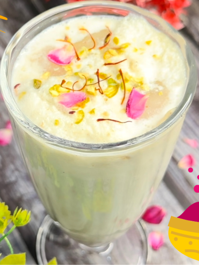 Homemade Badam Kesar Thandai Recipe for Holi