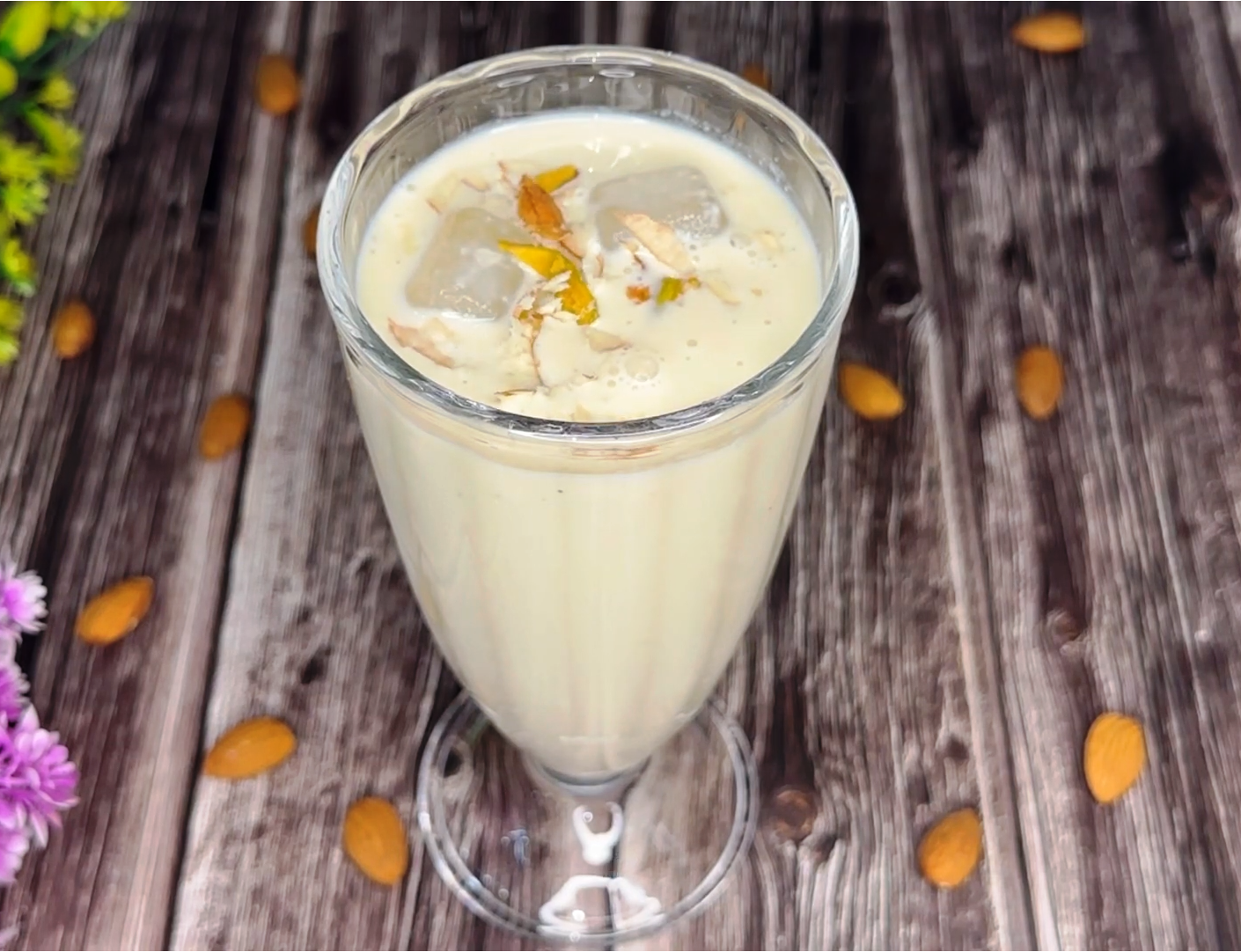 Almond milkshake or Badam Shake Recipe