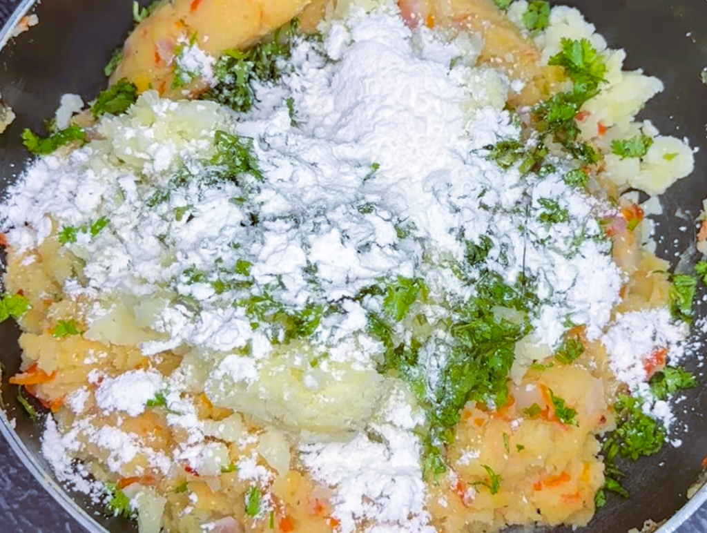 Suji Aloo Tikki Masala