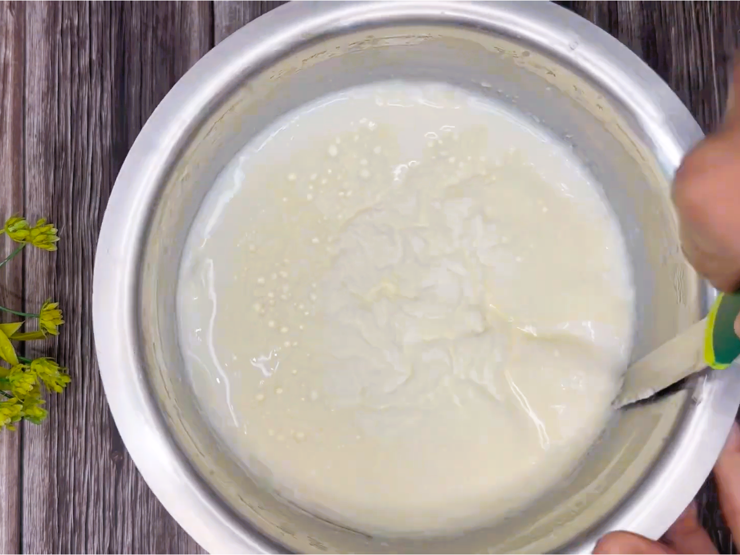 Malai from milk