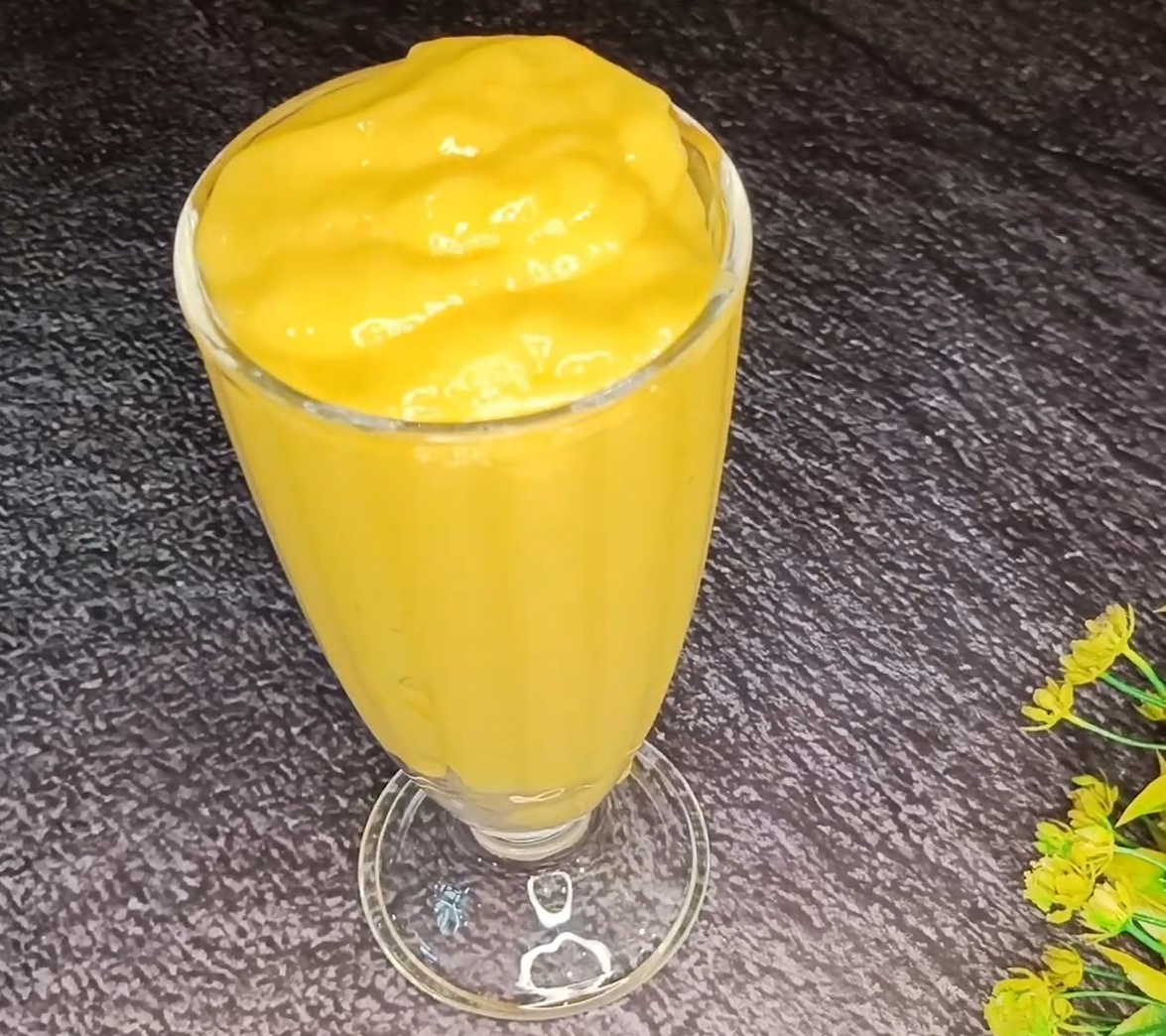 Mango Shake Recipe Without Milk | Mango Fruit Shake