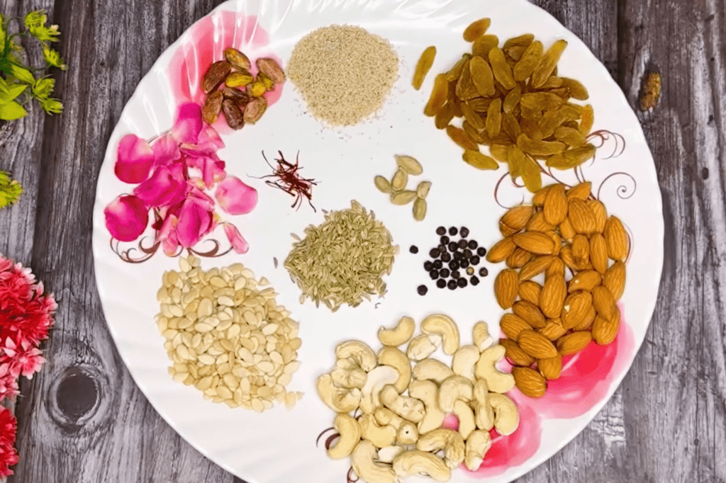 Thandai Recipe Ingredients