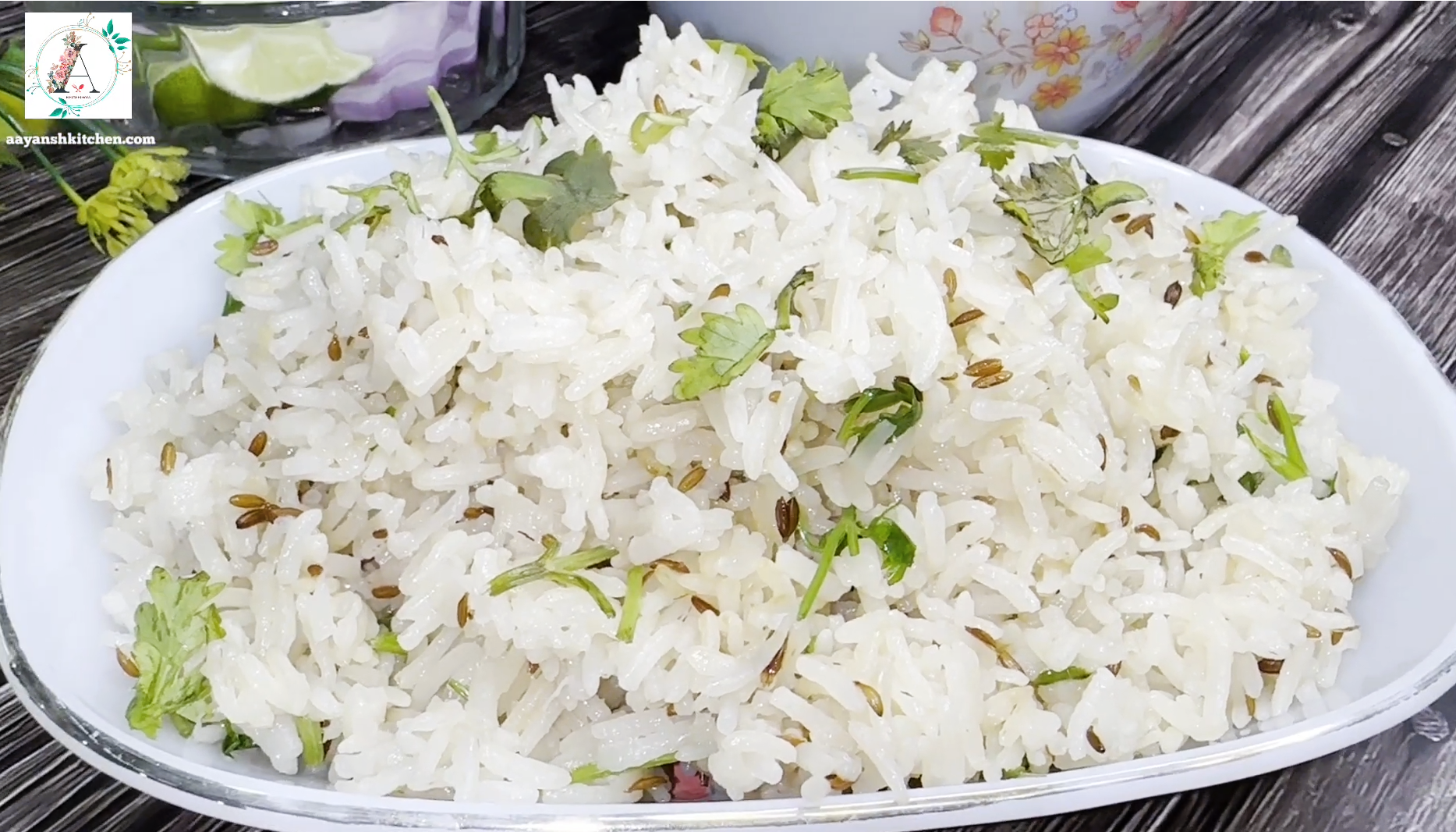 Jeera Rice Recipe in Cooker- Aayansh Kitchen