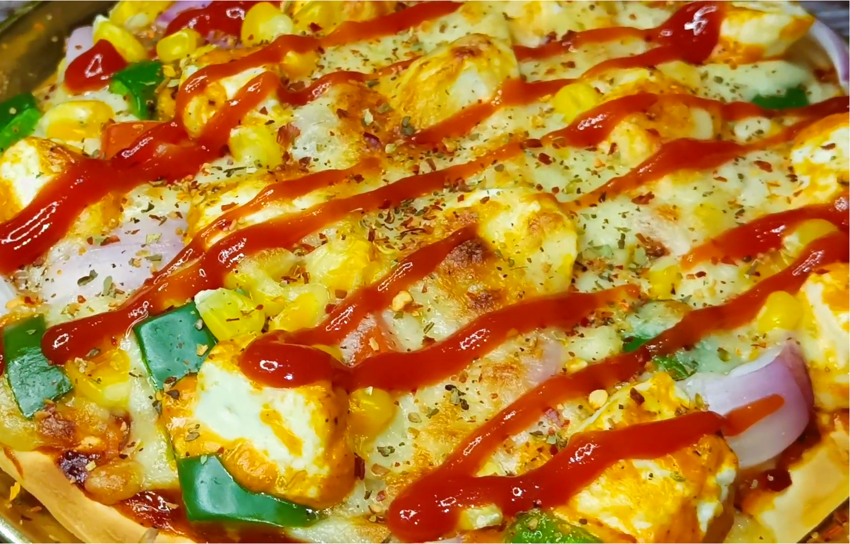 Tandoori Paneer Pizza Recipe