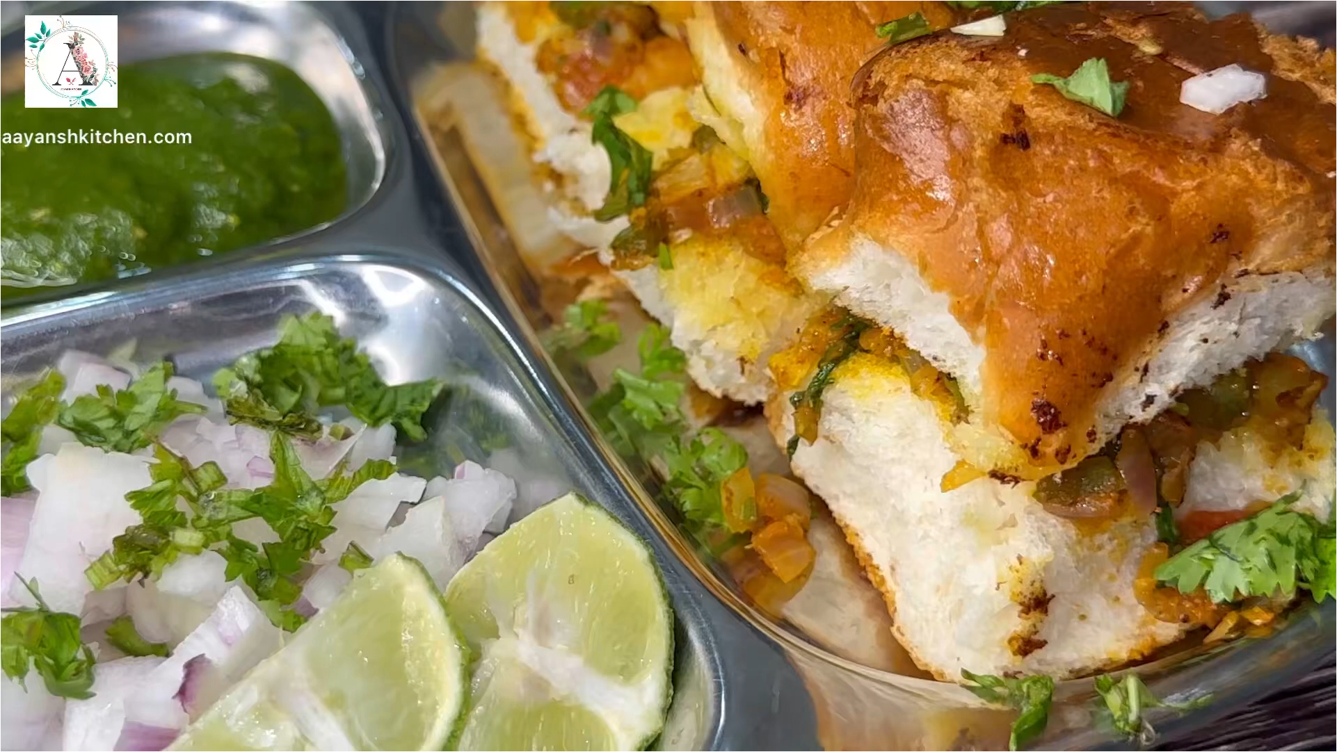 Masala Pav Recipe - Aayansh Kitchen