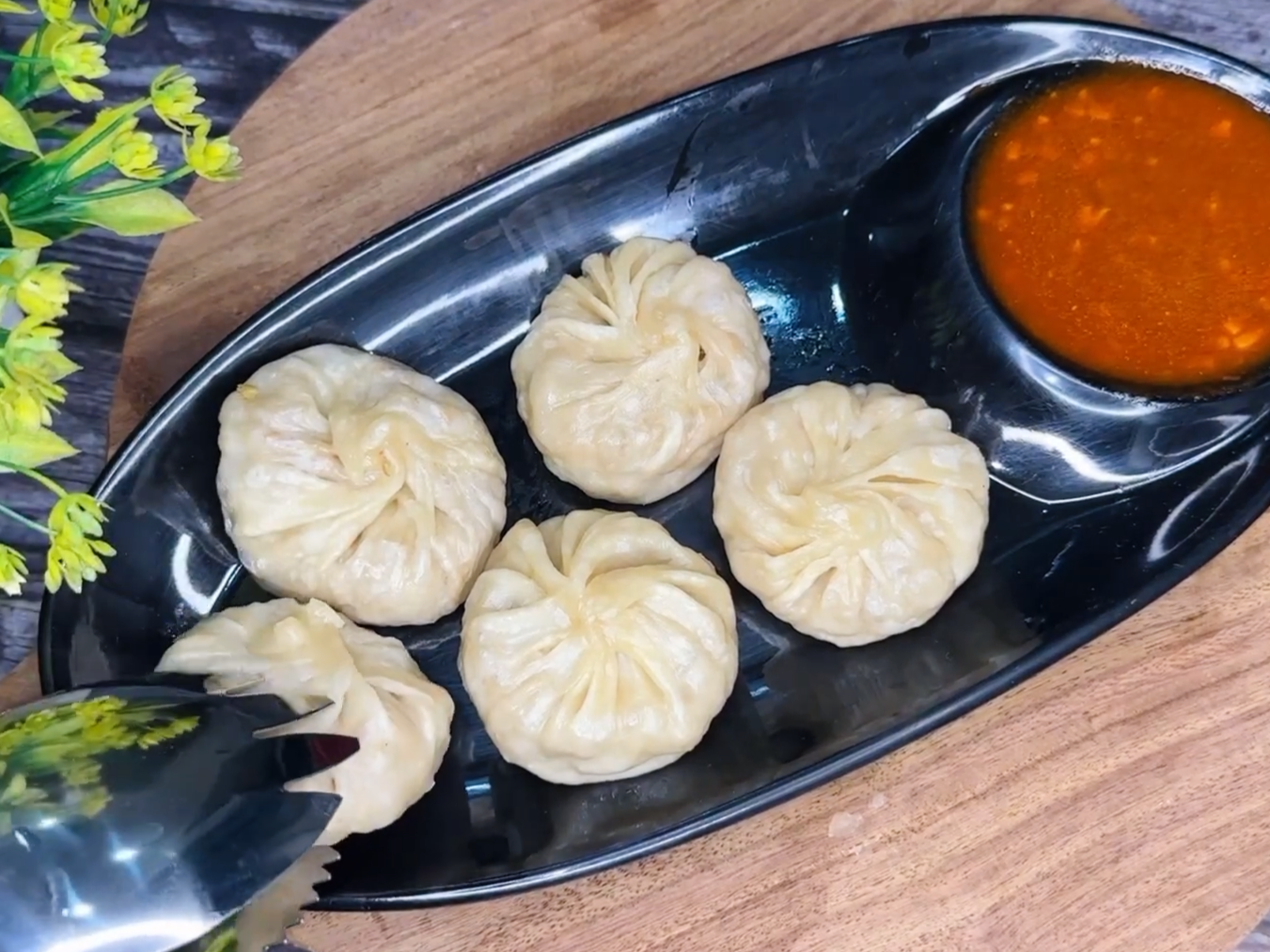 Soya Chunks Momos Recipe