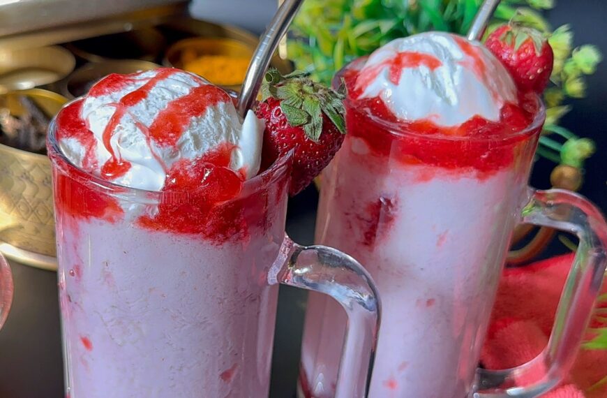 Strawberry Milkshake Recipe