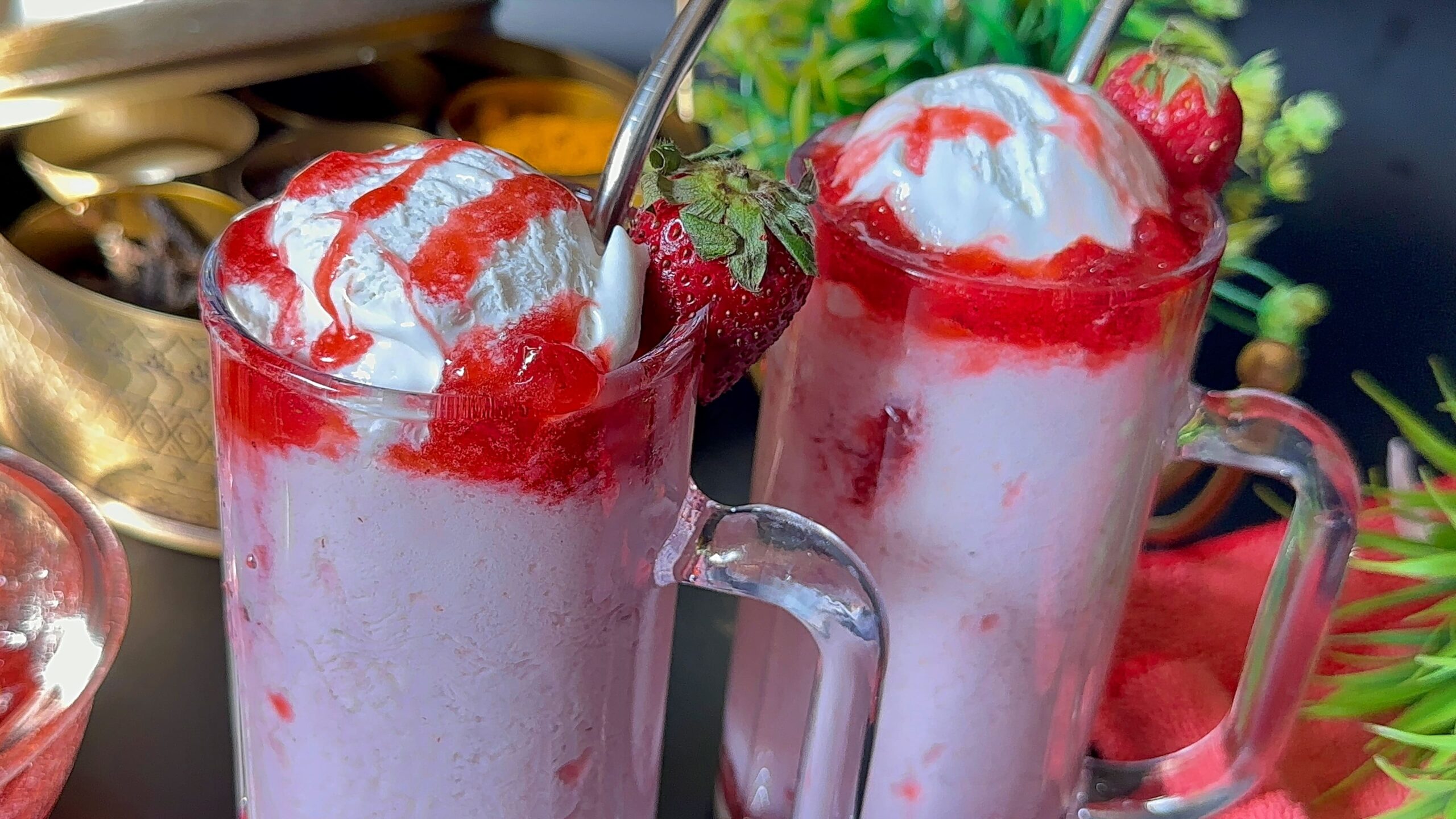 Strawberry Milkshake Recipe
