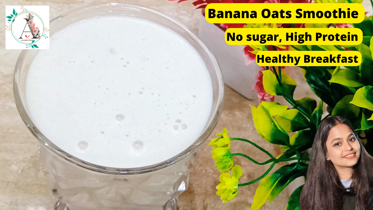Banana Oat Smoothie for weight loss