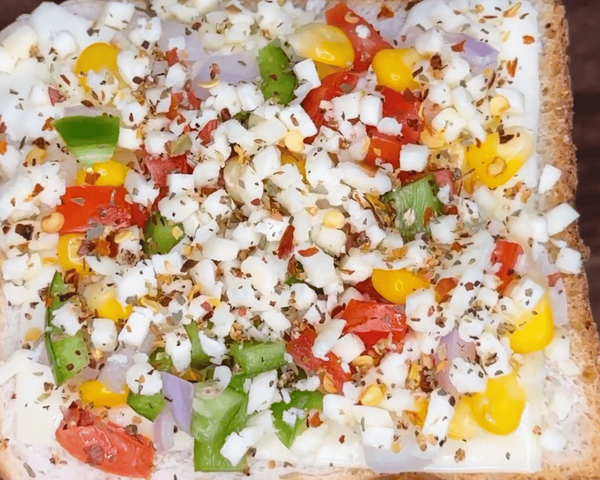 Bread Pizza toppings