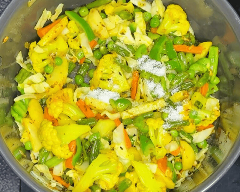 Mix Veg recipe: Dry Mixed Vegetable Sabji - Aayansh Kitchen