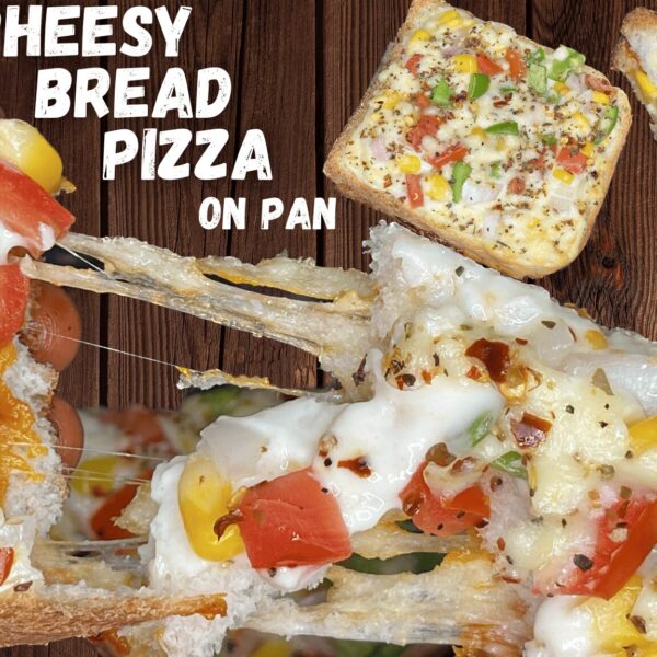 Bread Pizza Recipe on Tawa
