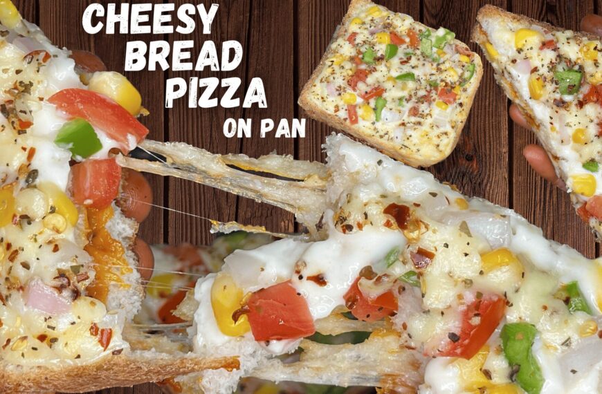 Bread Pizza Recipe on Tawa