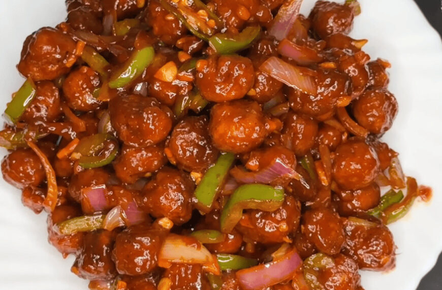 Soya Chunks Manchurian