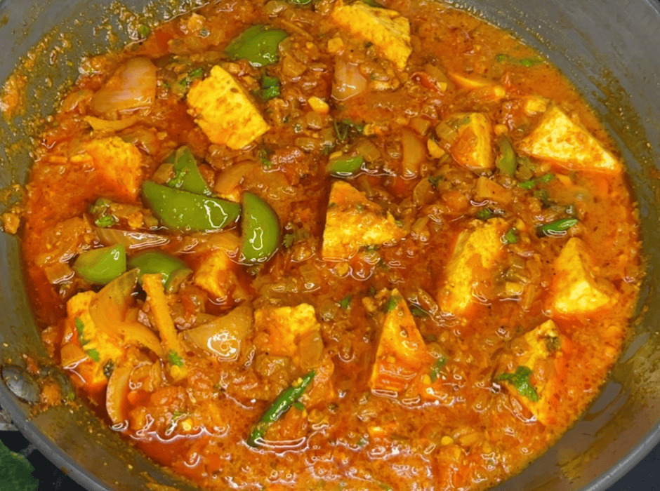 Gravy Kadai Paneer Recipe