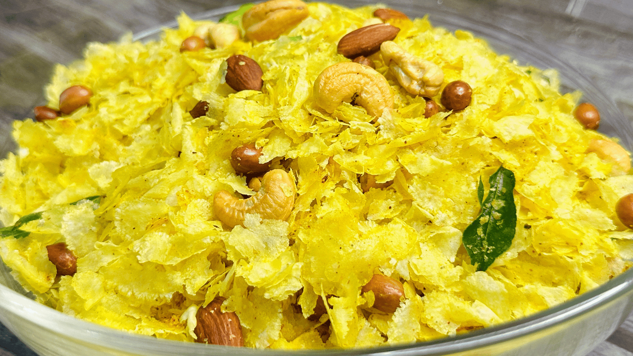 Poha Chivda Namkeen Recipe