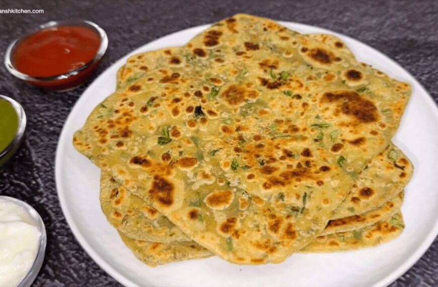Palak Paratha Recipe: Spinach Paratha