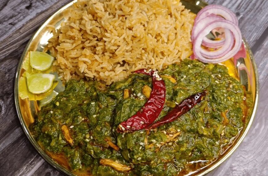Lehsuni Palak Recipe
