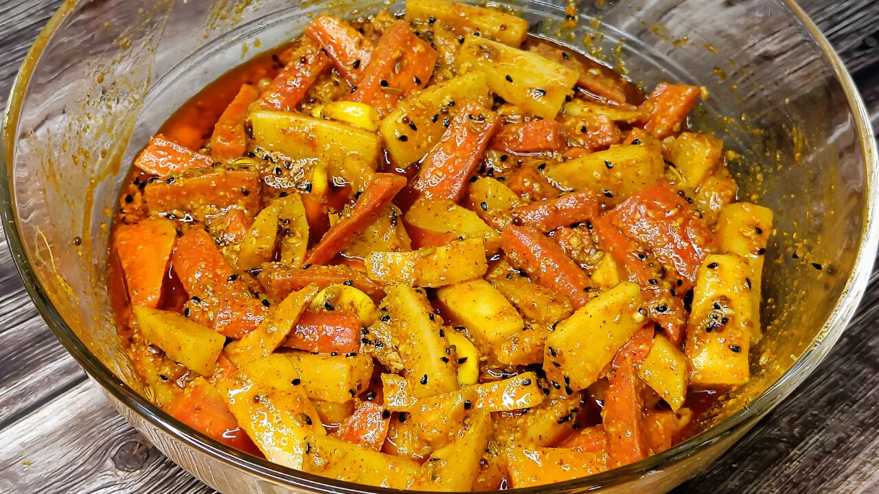 Mix Veg Pickle Recipe | Mixed Vegetable Achar