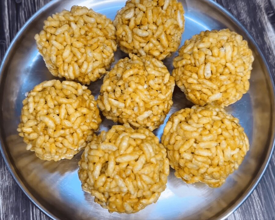 Murmura Ladoo Recipe