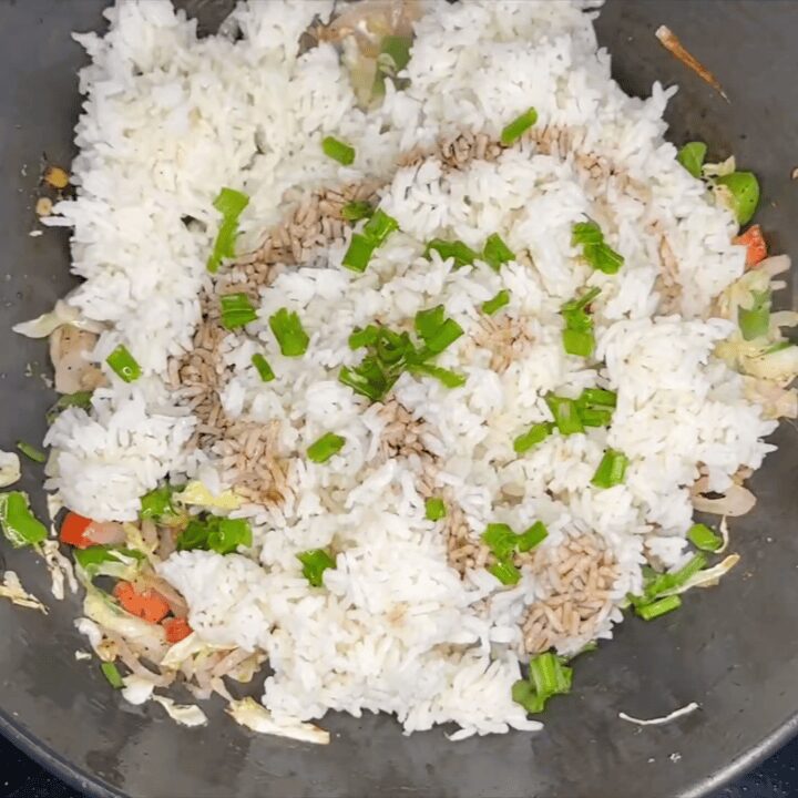 soya sauce & spring onion