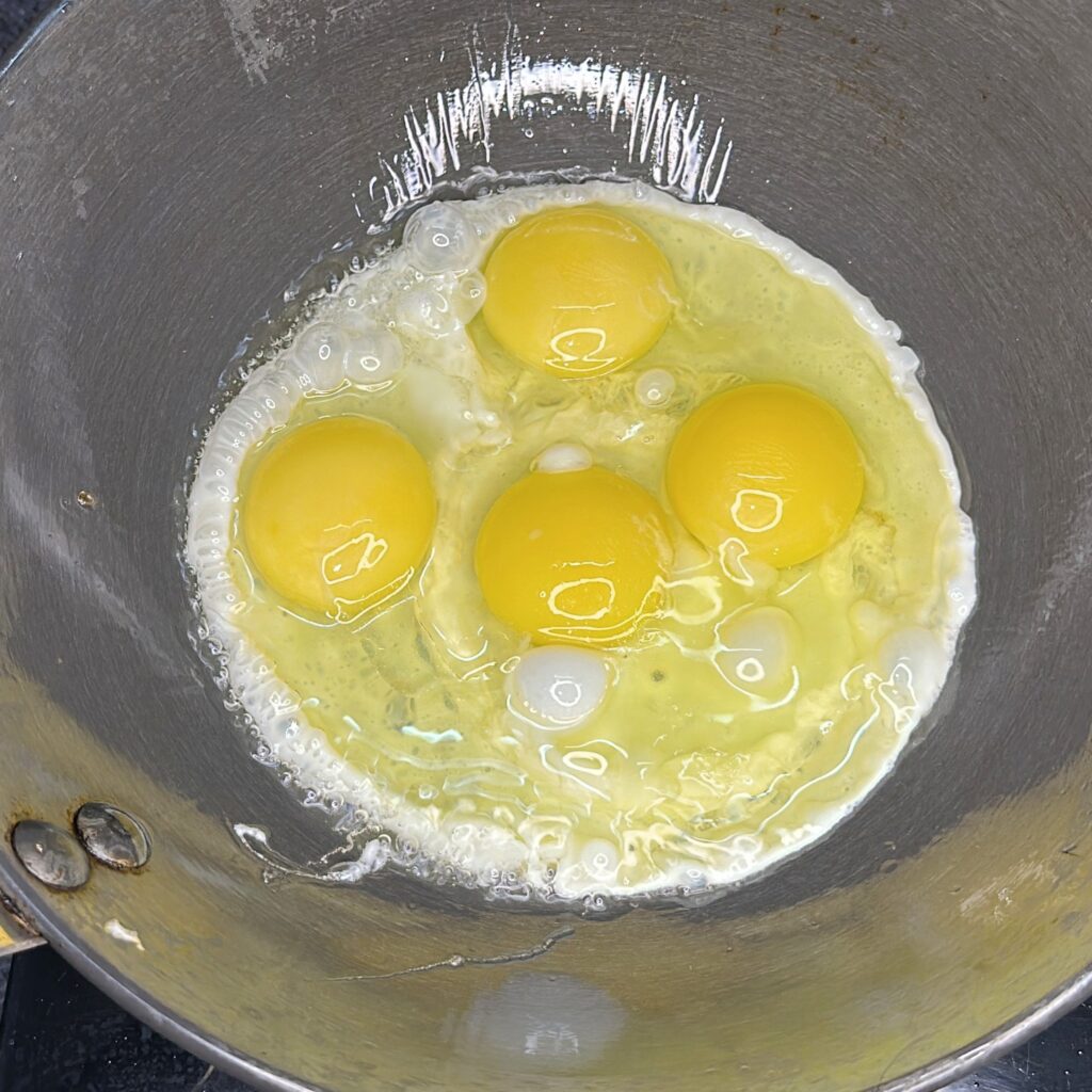 add eggs
