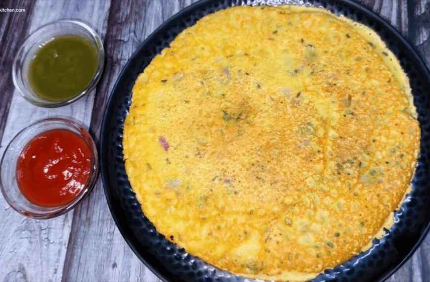 Veg Omelette Recipe: Eggless Omelette