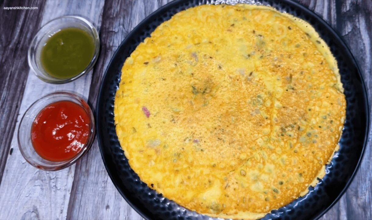 Veg Omelette Recipe: Eggless Omelette