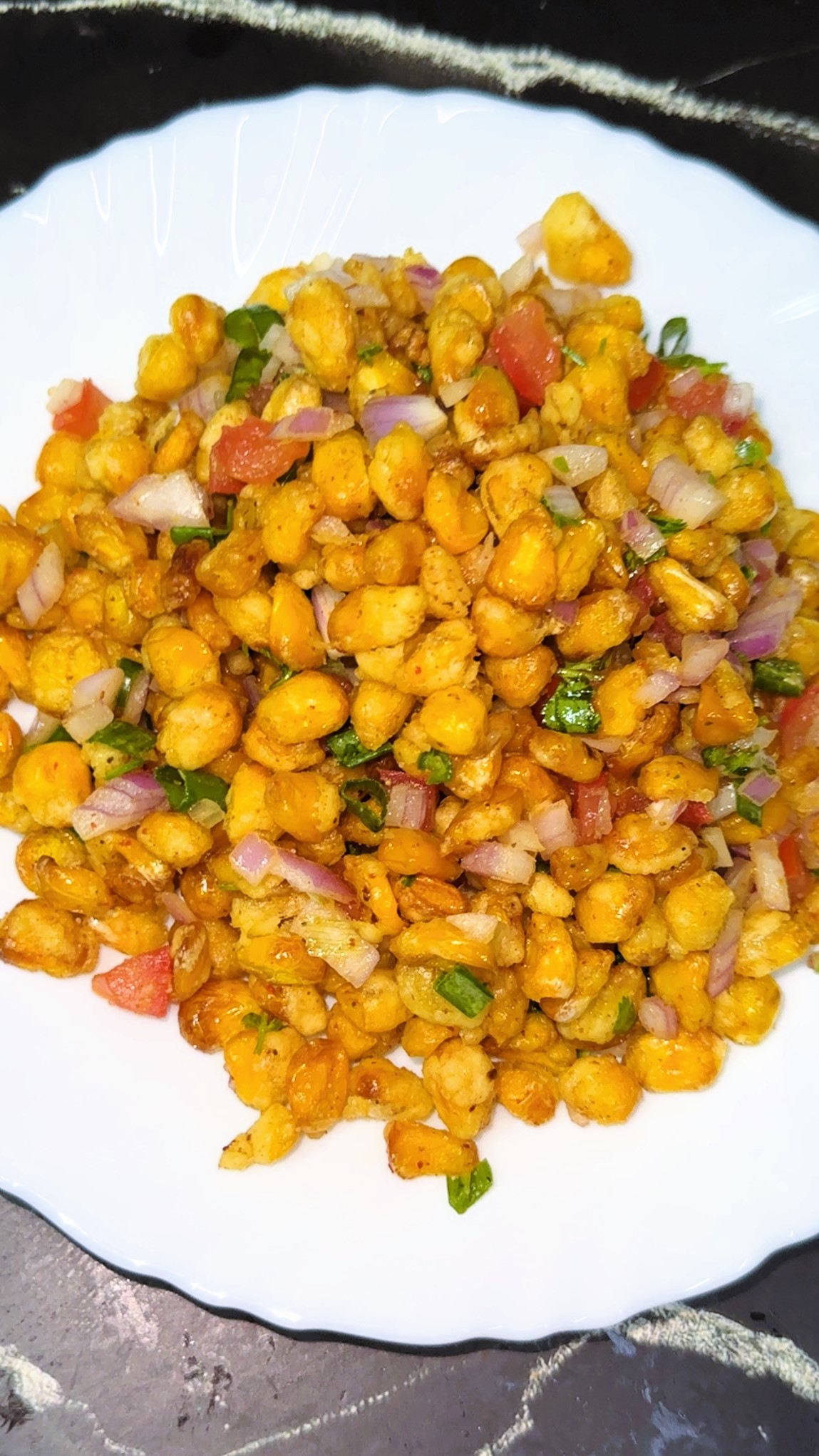 Crispy Corn Chaat