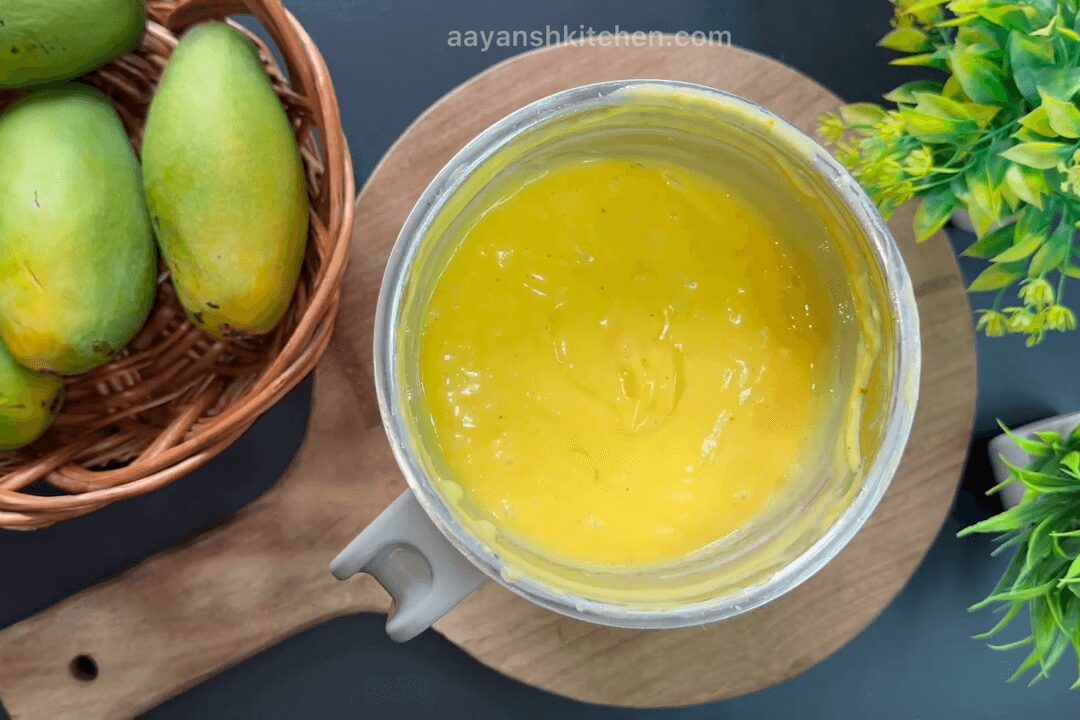 blend to make mango lassi