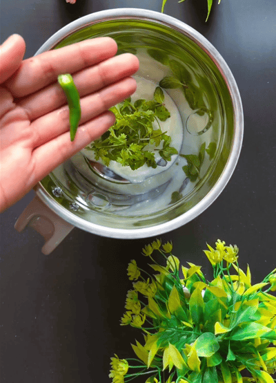 add green chilli