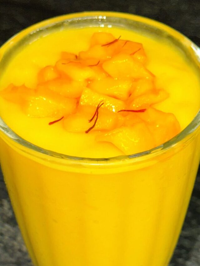 Healthy Mango Fruit Shake Recipe: Delicious & Thick Mango shake without Milk