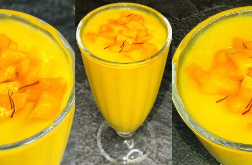 Mango Shake Recipe Without Milk | Mango Fruit Shake