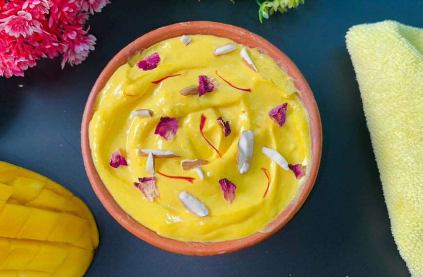 Mango Shrikhand | Amrakhand Recipe