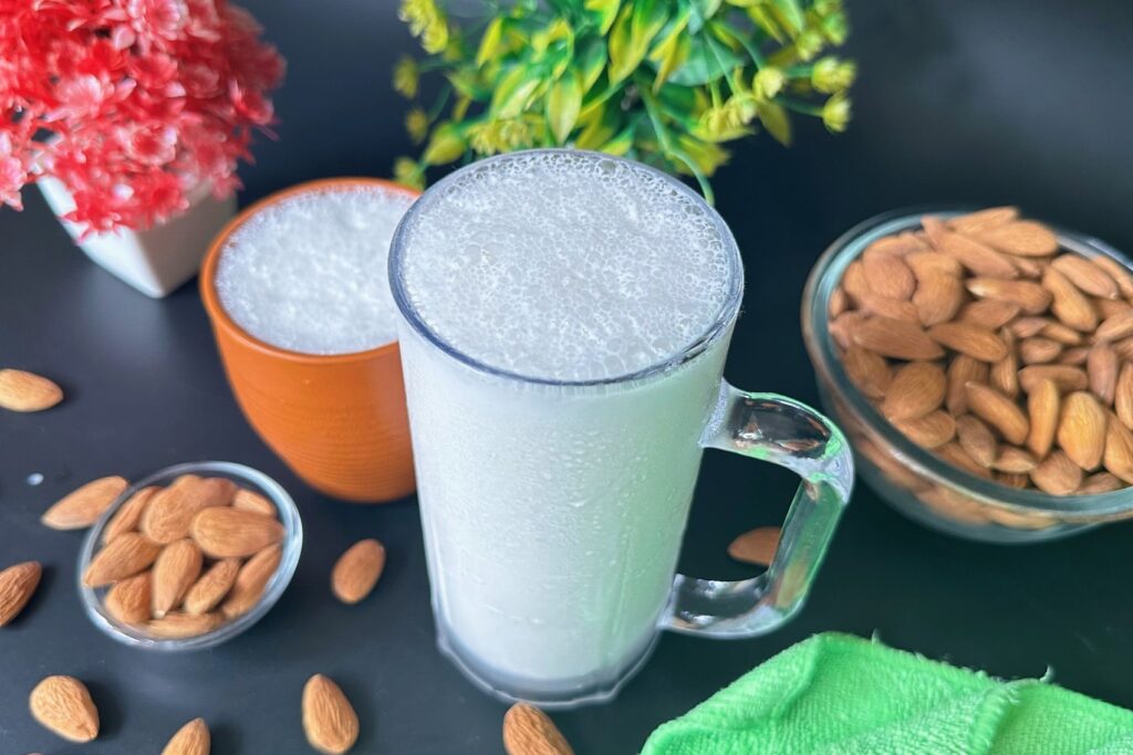 How To Make Almond Milk | Badam Milk Recipe