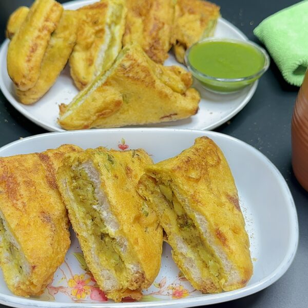 Bread Pakora Recipe | Aloo Bread Pakora