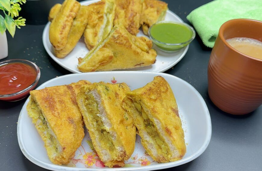 Bread Pakora Recipe | Aloo Bread Pakora