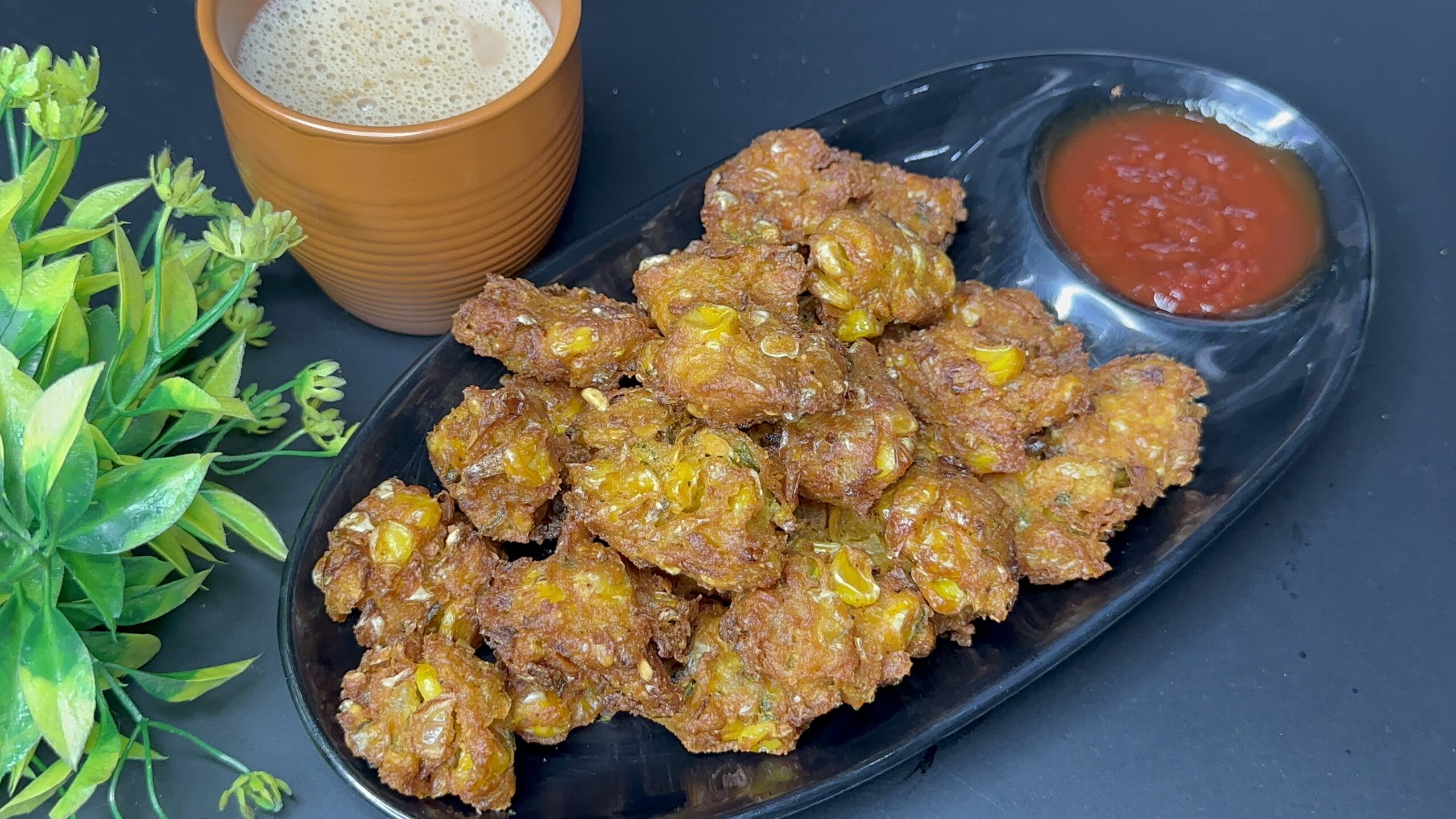 Corn Pakora Recipe | Corn Pakoda