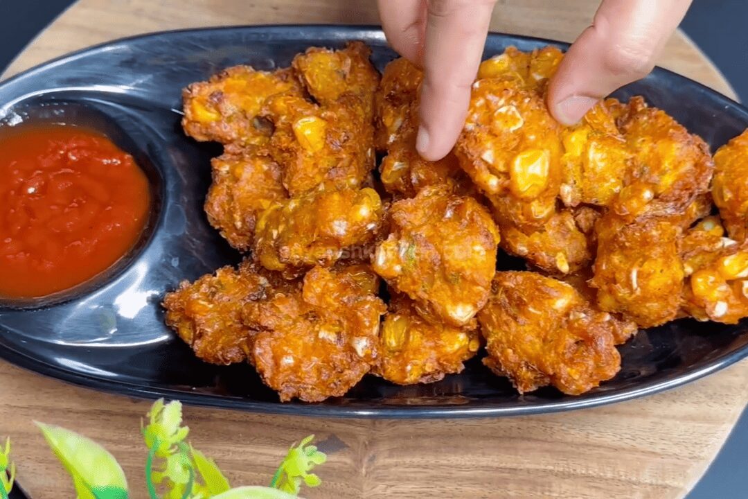 Corn Pakora Recipe | Corn Pakoda