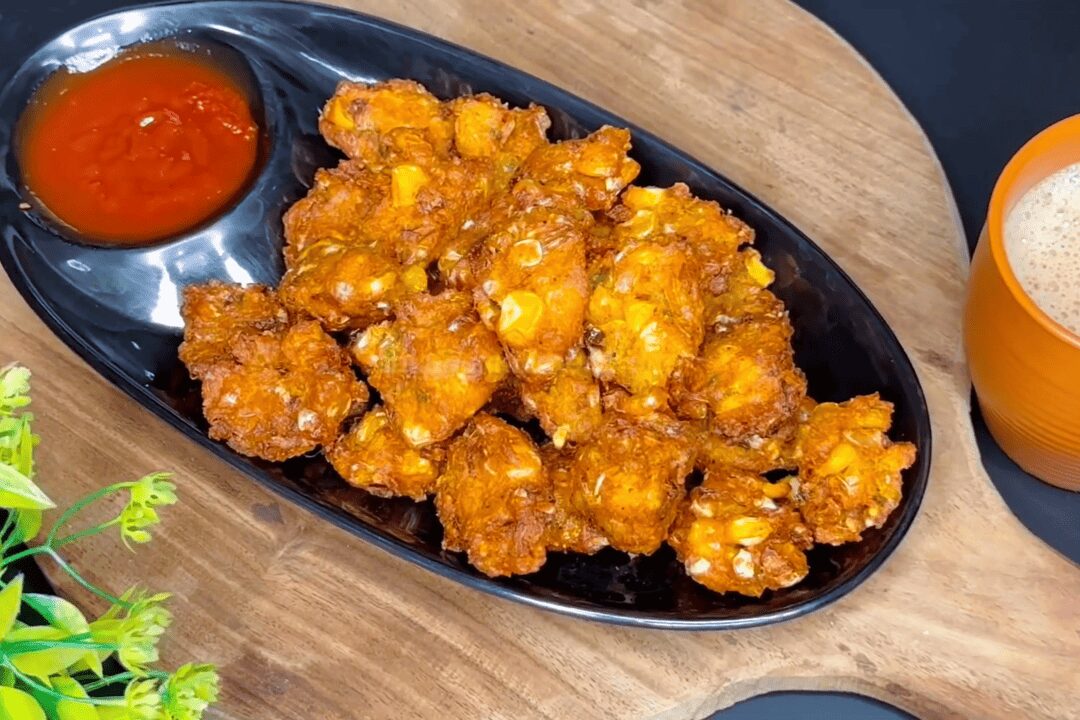 Corn Pakora Recipe | Corn Pakoda