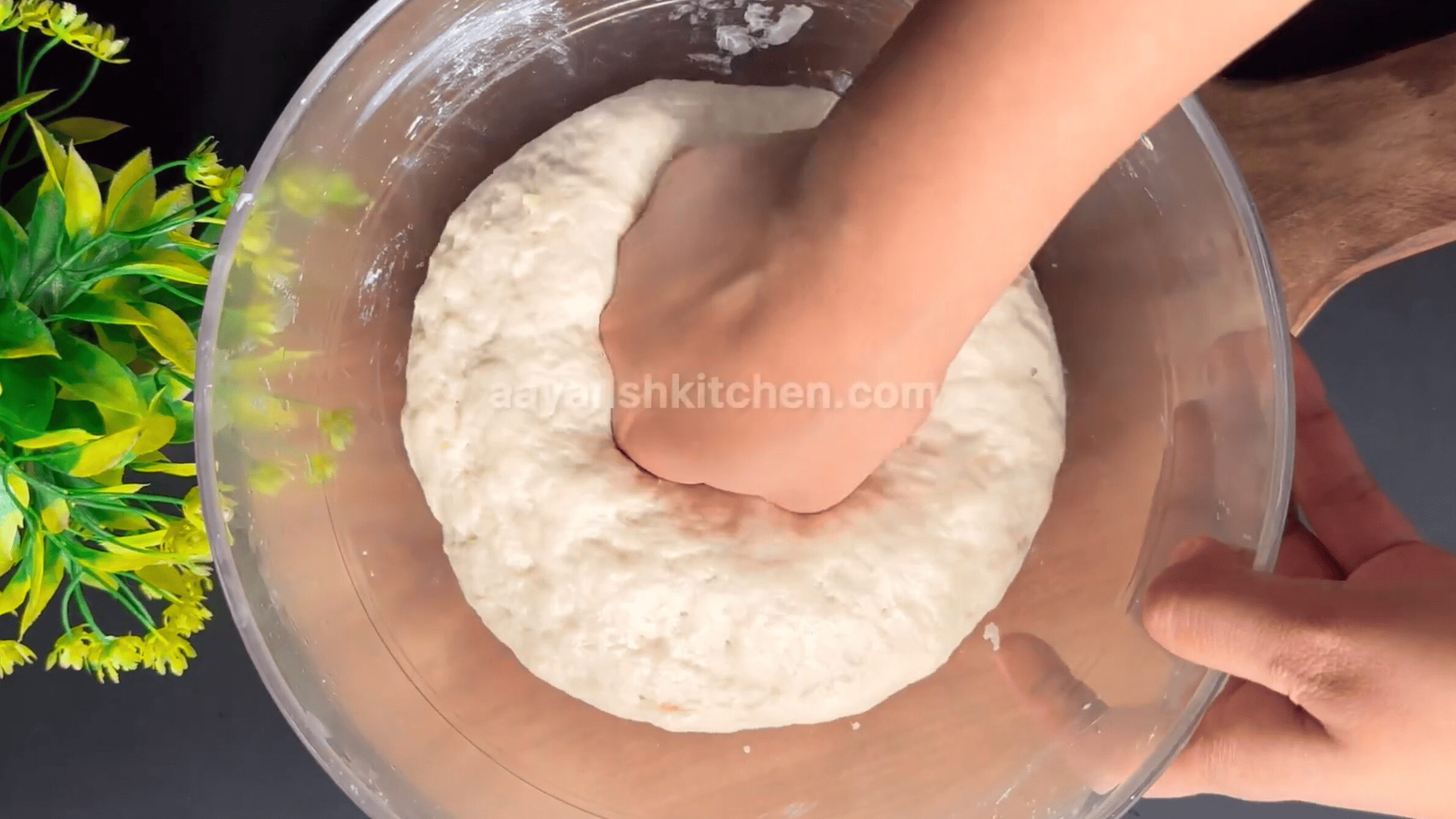 dough doubles in size