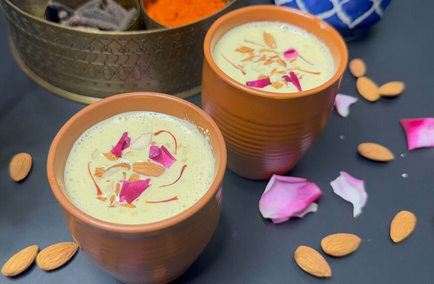 Badam Milk | Kesar Badam Milk Recipe