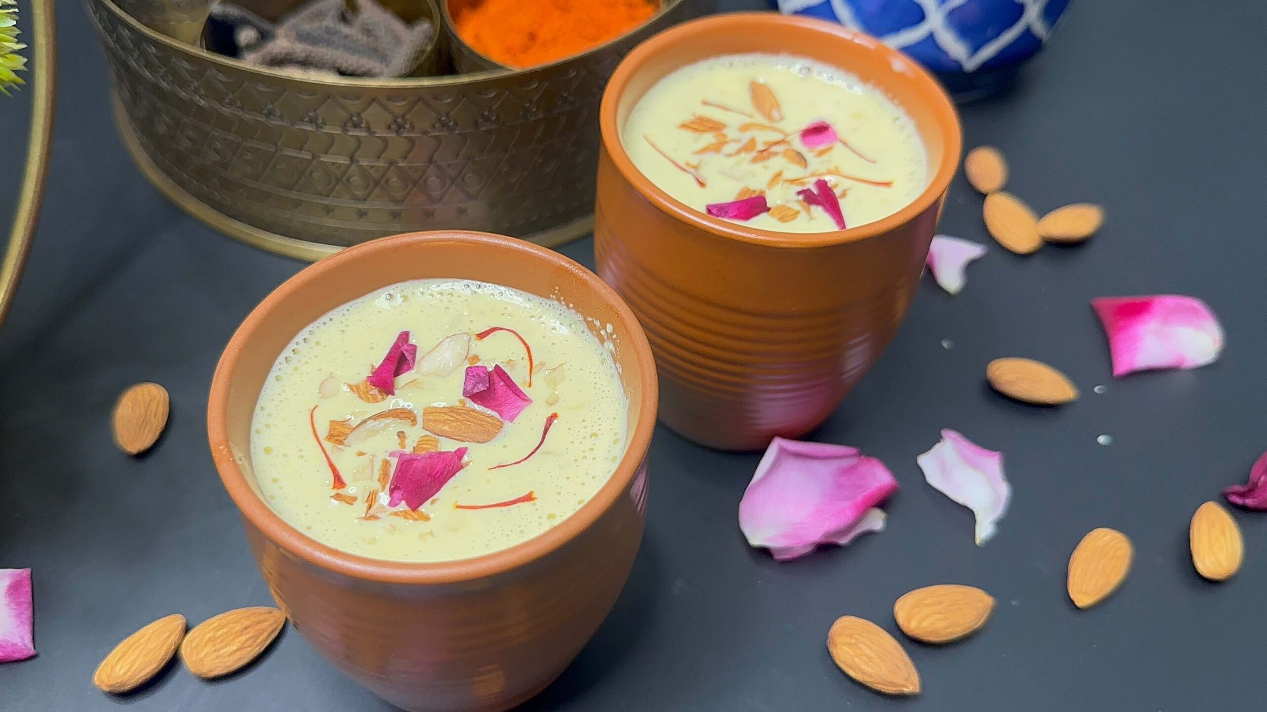 Badam Milk | Kesar Badam Milk Recipe